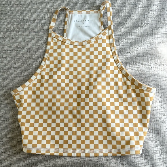 Checked - Aeropostale cropped halter top - Size S - Picture 2 of 5